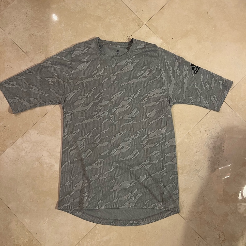 Adidas Gray Camouflage Men's Shirt